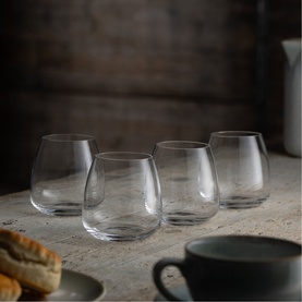 Tivoli Tumbler Glass 400ml, Set of Four