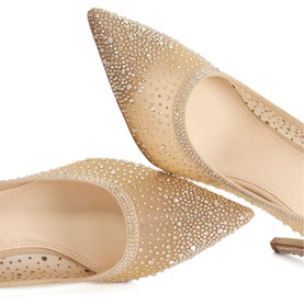Brightest Diamante Court Shoes