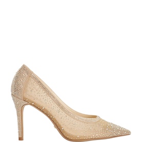 Brightest Diamante Court Shoes