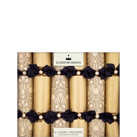 6 Pack Golden Era Christmas Crackers