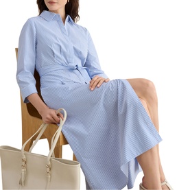 Jane Belted Shirt Dress