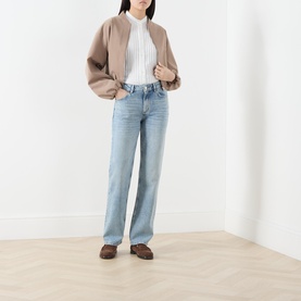 Elin Rigid Denim High-Rise Straight Leg Jeans