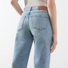 Elin Rigid Denim High-Rise Straight Leg Jeans