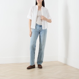 Elin Rigid Denim High-Rise Straight Leg Jeans