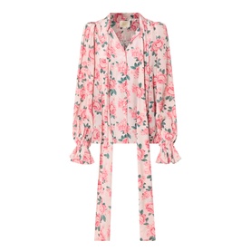 Katie Antique Rose Print Blouse