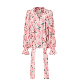 Katie Antique Rose Print Blouse