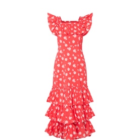 Olivia Floral Tiered Dress