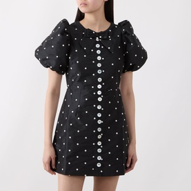 Pamela Polka Dot Mini Dress