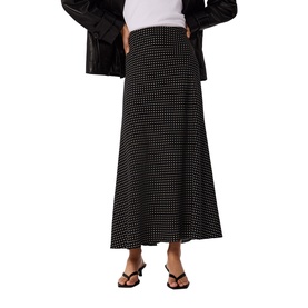 Polka Dot Flared Skirt