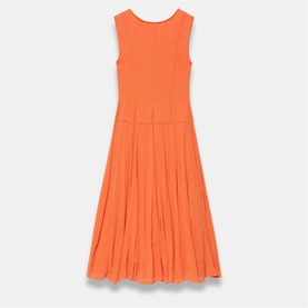 Woven Panelled Flared Dress