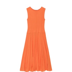 Woven Panelled Flared Dress