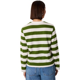 Striped Long-Sleeved Top