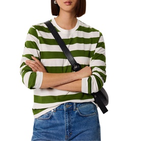 Striped Long-Sleeved Top