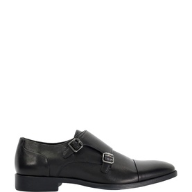 Satchin Wide Fit Double Strap Monk Shoes