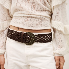 Balmy Braided Leather Belt