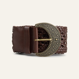 Balmy Braided Leather Belt