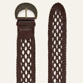Balmy Braided Leather Belt