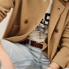 Vesta Double-Breasted Knitted Blazer