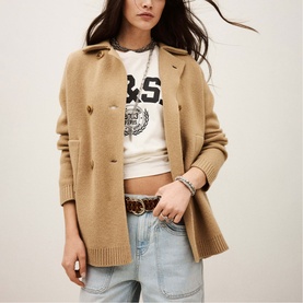 Vesta Double-Breasted Knitted Blazer