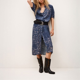 Norma Printed Shirt Dress