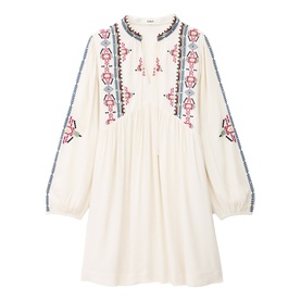 Telma Embroidered Mini Dress