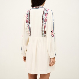 Telma Embroidered Mini Dress
