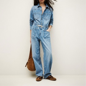 Myrella Denim Cargo Jumpsuit