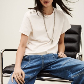 Elmer Jewel Button T-Shirt