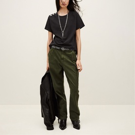 Elmer Jewel Button T-Shirt
