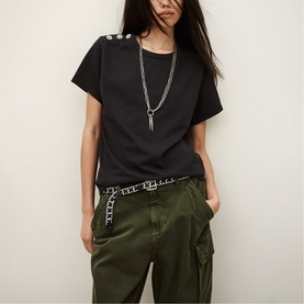 Elmer Jewel Button T-Shirt