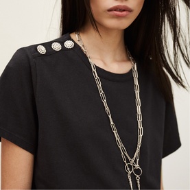 Elmer Jewel Button T-Shirt
