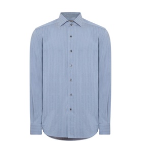Herringbone Tonal Striped Shirt