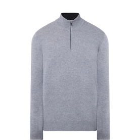 Knitted Half-Zip Sweater