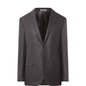 Hopsack Single-Breasted Blazer