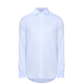 Solid Single-Cuff Formal Shirt