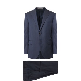 Tonal Herringbone Two-Piece Suit