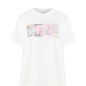 Slow Life Crossword Logo T-Shirt