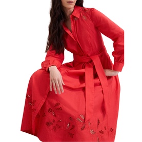 Kim Shirt Belted Dress