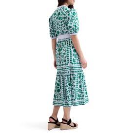 Trinity Floral Belted Flared Dress