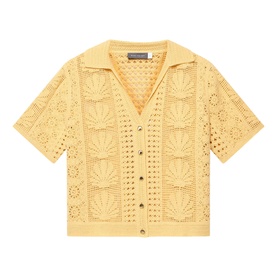 Shell Crochet Casual Shirt