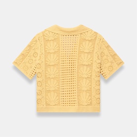 Shell Crochet Casual Shirt