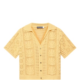 Shell Crochet Casual Shirt