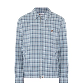 Felt Logo Check Print Shirt