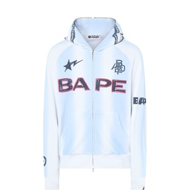 Hand Drawn Football Zip Hoodie