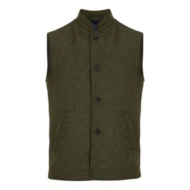 Cavan Herringbone Tweed Gilet