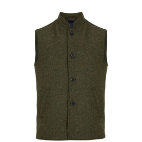 Cavan Herringbone Tweed Gilet