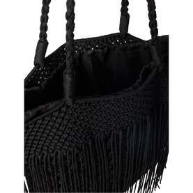 Crochet Fringe Tote Bag