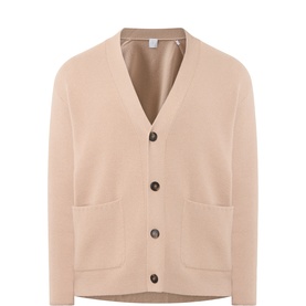 Patch Pocket Knitted Cardigan