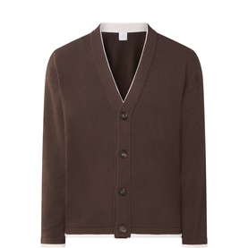 Contrast Trim Cardigan
