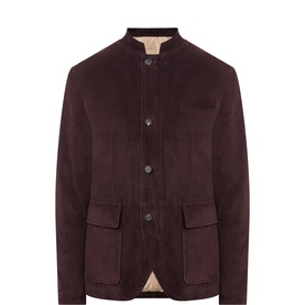 Patch Pocket Suede Jacket